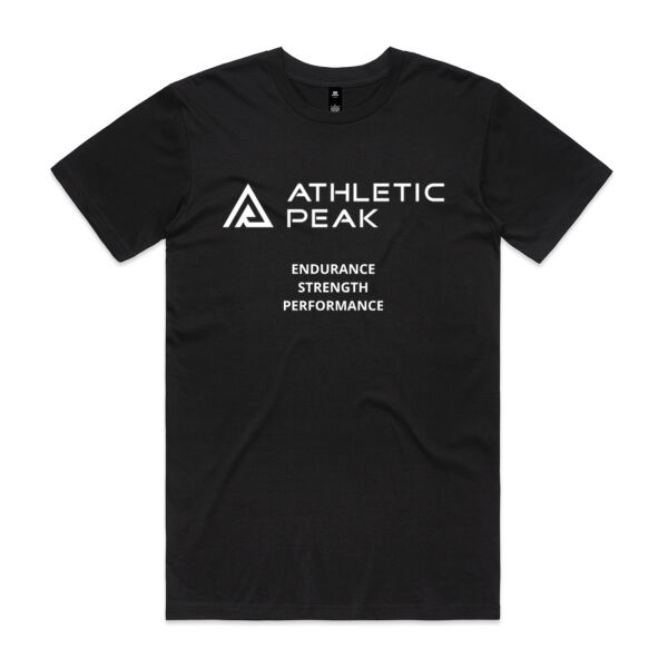 Athletic Peak - Black - Mens Staple T shirt Thumbnail