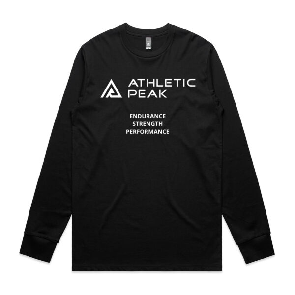 Athletic Peak - Black - Mens Staple Longsleeve Thumbnail