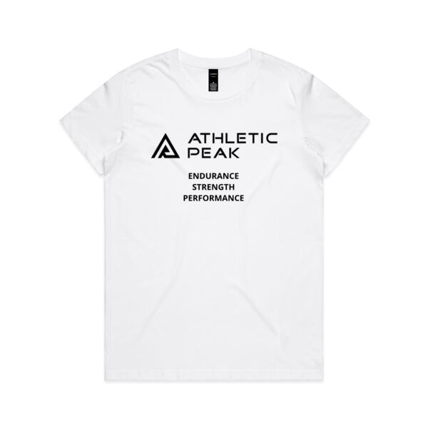 Athletic Peak - White - Womens Maple Tee Thumbnail