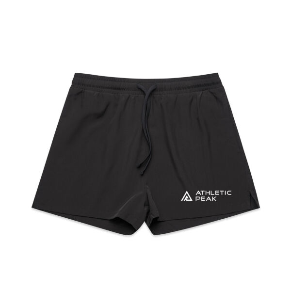 Athletic Peak - Womens Black Active Shorts Thumbnail